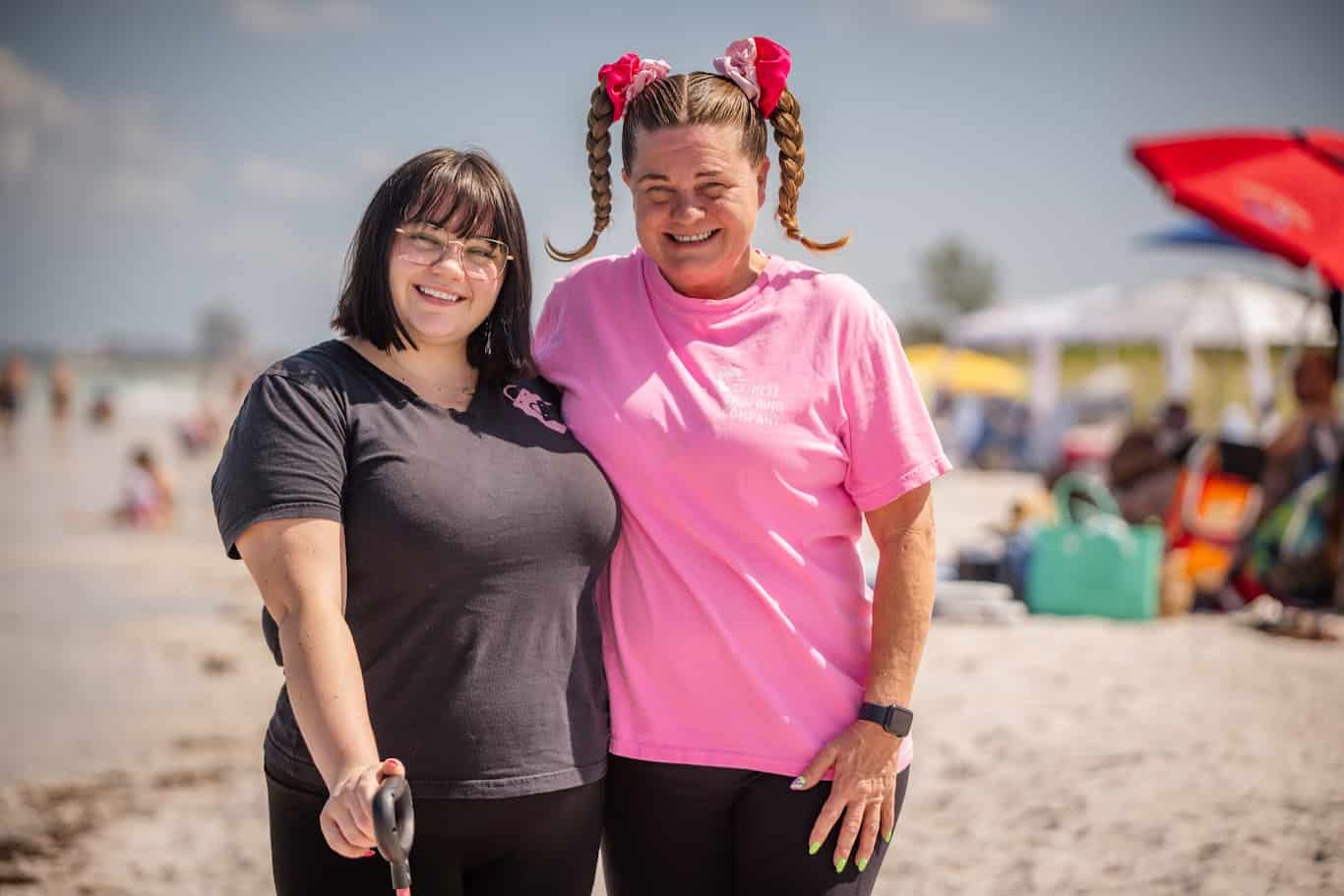 Stacey and Caylee Ward, the mother-daughter owners of St. Pete Shopping Company, at Paradise Grille in St. Pete Beach